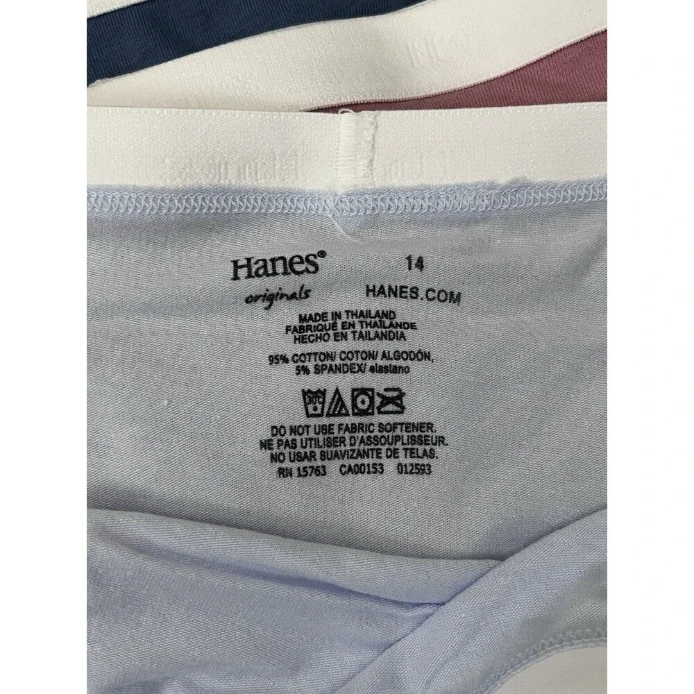 New 6 Pack Girls Size 14 Brief Underwear